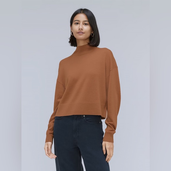NWT Everlane The Luxe Merino Wool Turtleneck - Picture 2 of 10